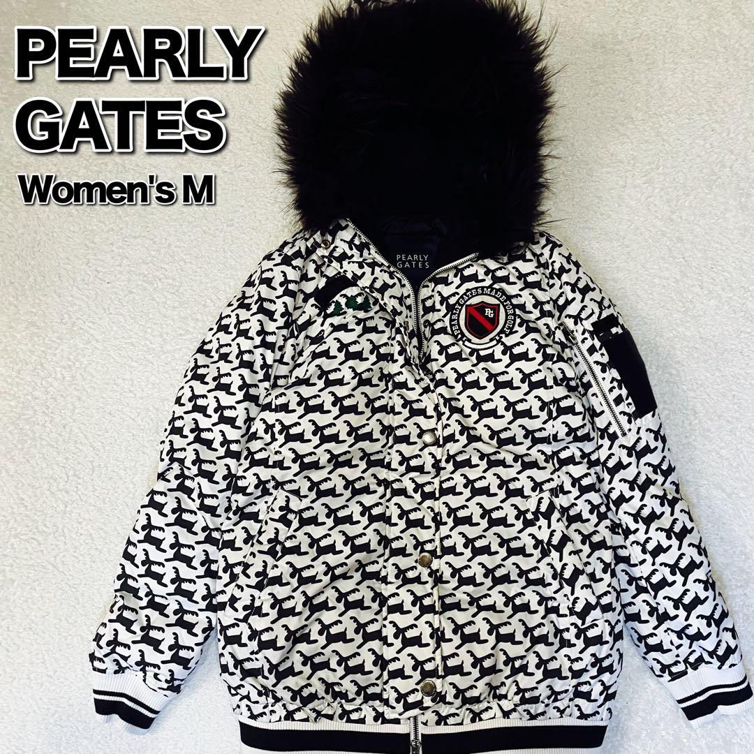 パーリーゲイツ ゴルフ ダウンジャケット 韓国限定 総柄 トナカイ