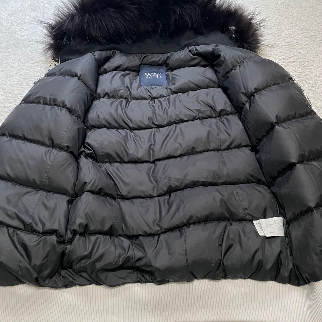 パーリーゲイツ ゴルフ ダウンジャケット 韓国限定 総柄 トナカイ