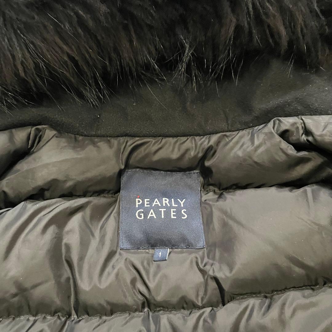 パーリーゲイツ ゴルフ ダウンジャケット 韓国限定 総柄 トナカイ