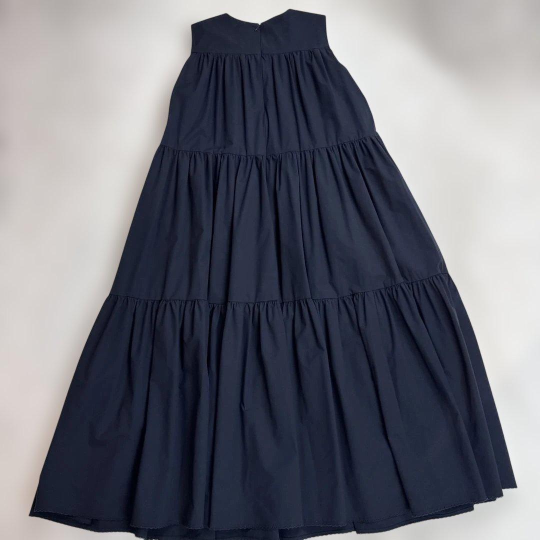 アメノチハレ 完売品　ボリュームティアードドレス（Eden）ネイビー　Fサイズ