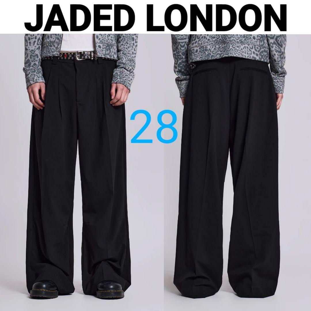 【新品】JADED LONDON バギースラックス ブラック 28