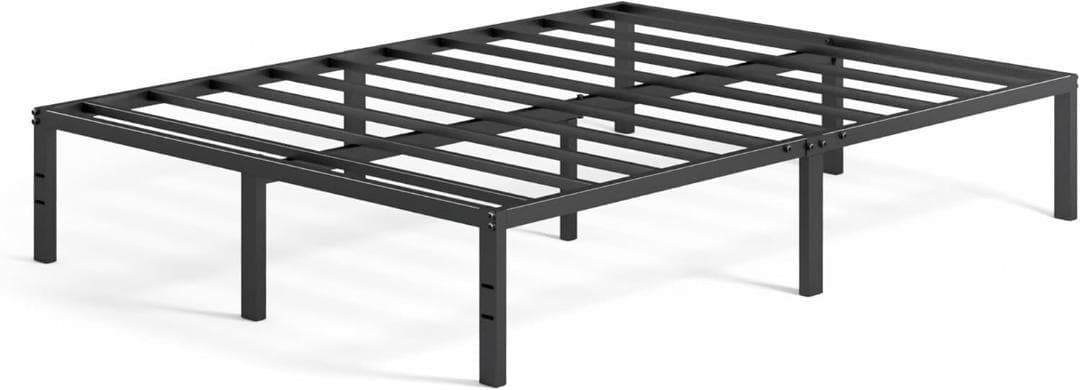 ZINUS メタル ベッドフレーム セミダブル ベッド下収納 耐久性 通気性