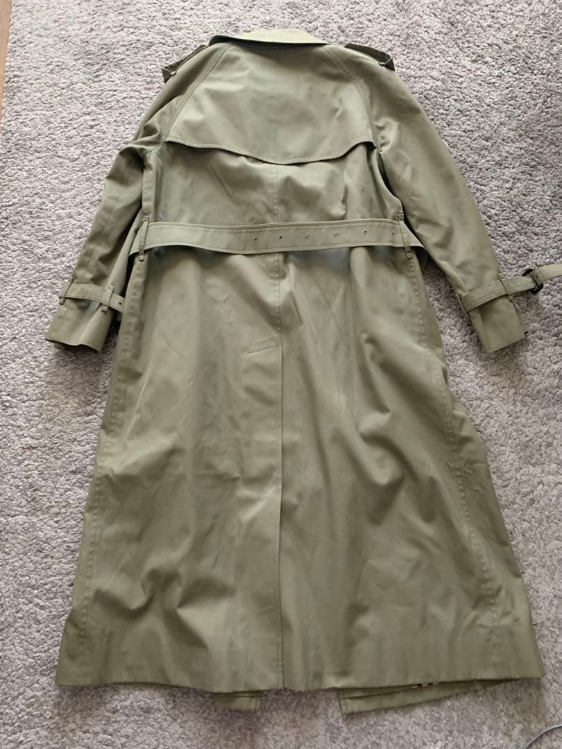 BURBERRYS オリーブトレンチコート ノバチェック ヴィンテージバーバリー