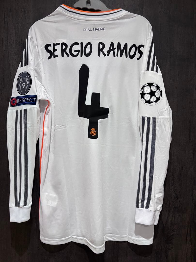 セルヒオ・ラモス　レアルマドリード ユニフォーム　長袖