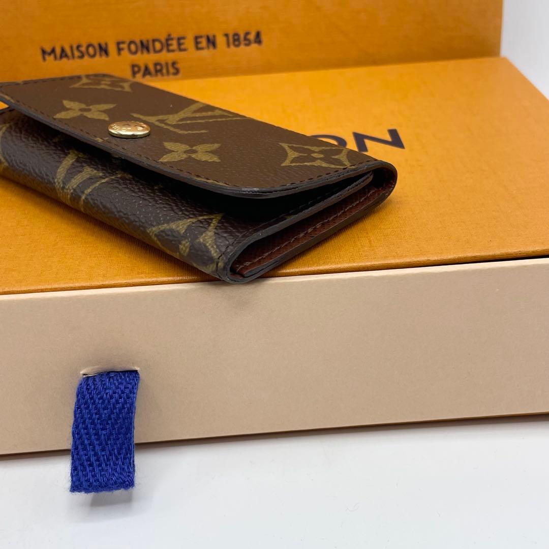 【美品】【定番】ルイヴィトン　キーケース　4連　モノグラム　ミュルティクレ4