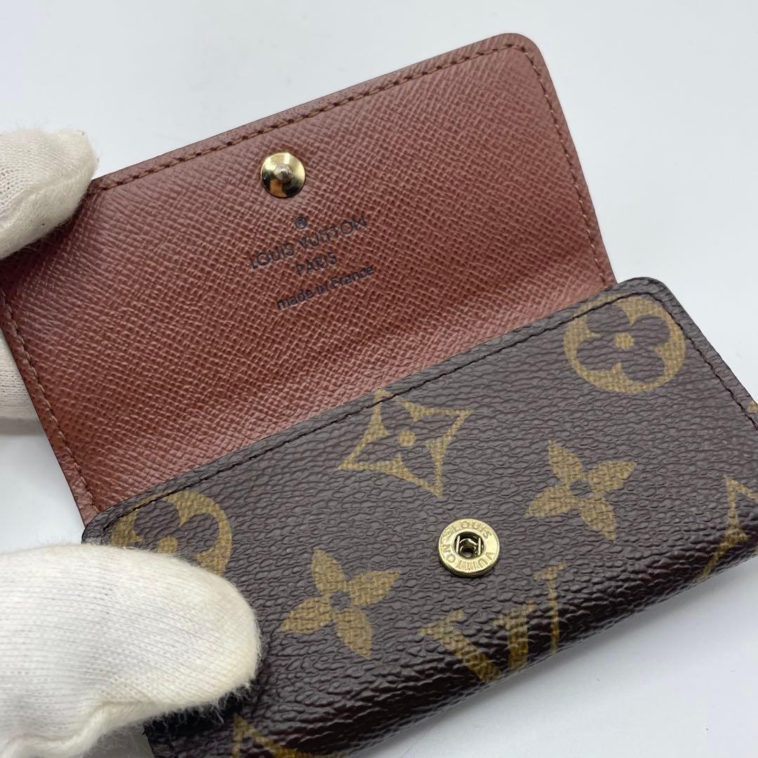 【美品】【定番】ルイヴィトン　キーケース　4連　モノグラム　ミュルティクレ4