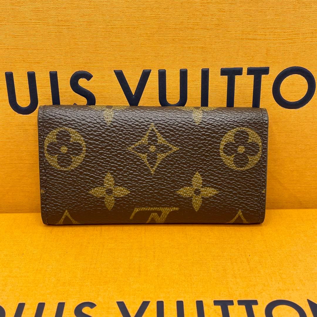 【美品】【定番】ルイヴィトン　キーケース　4連　モノグラム　ミュルティクレ4