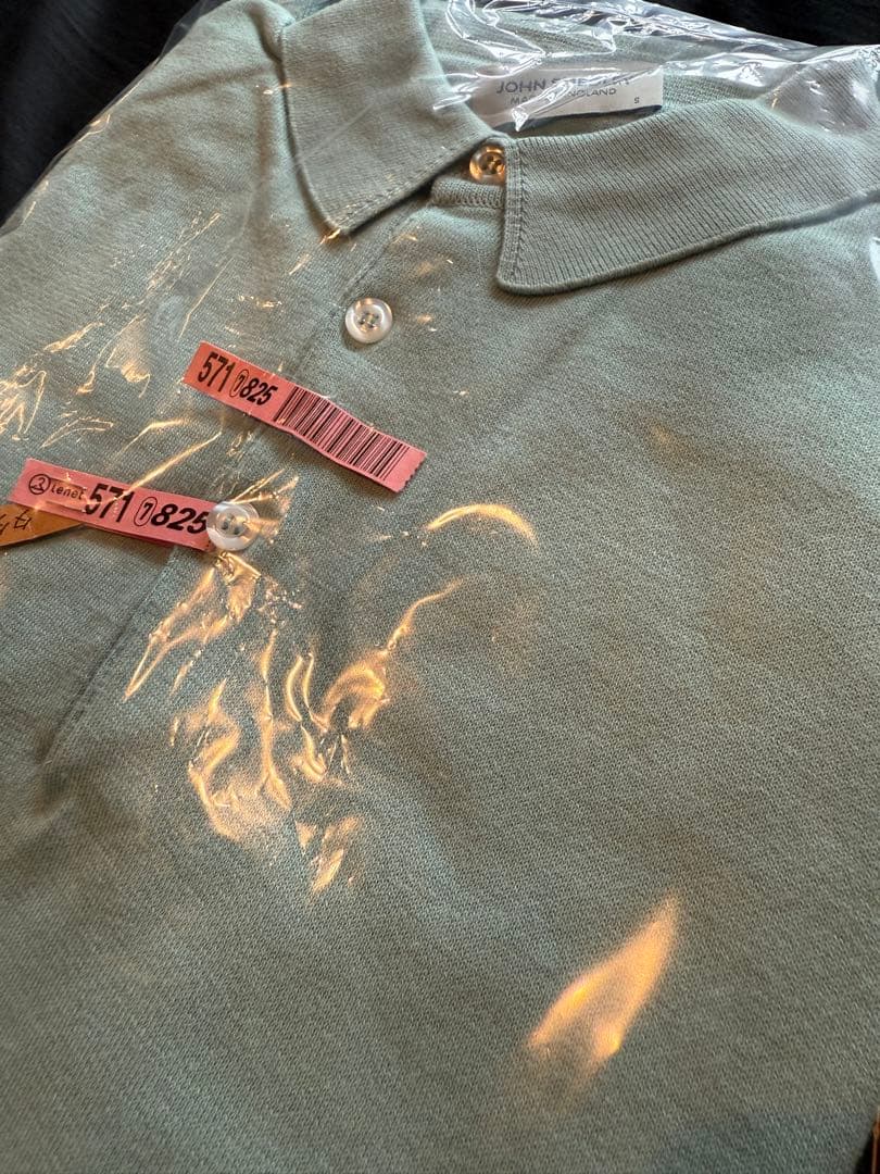 ジョンスメドレー JOHN SMEDLEY REID コットン ポロシャツ S