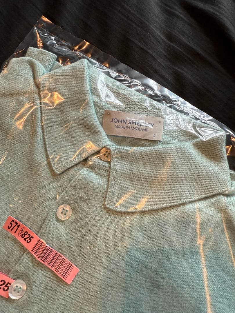 ジョンスメドレー JOHN SMEDLEY REID コットン ポロシャツ S