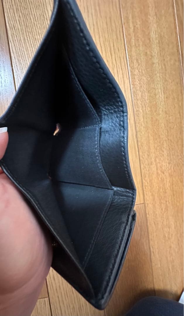 バレンシアガ　ミニ財布　ブラック