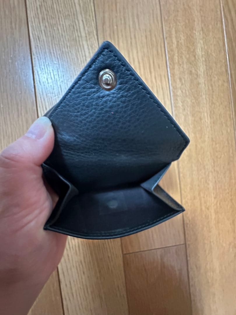 バレンシアガ　ミニ財布　ブラック