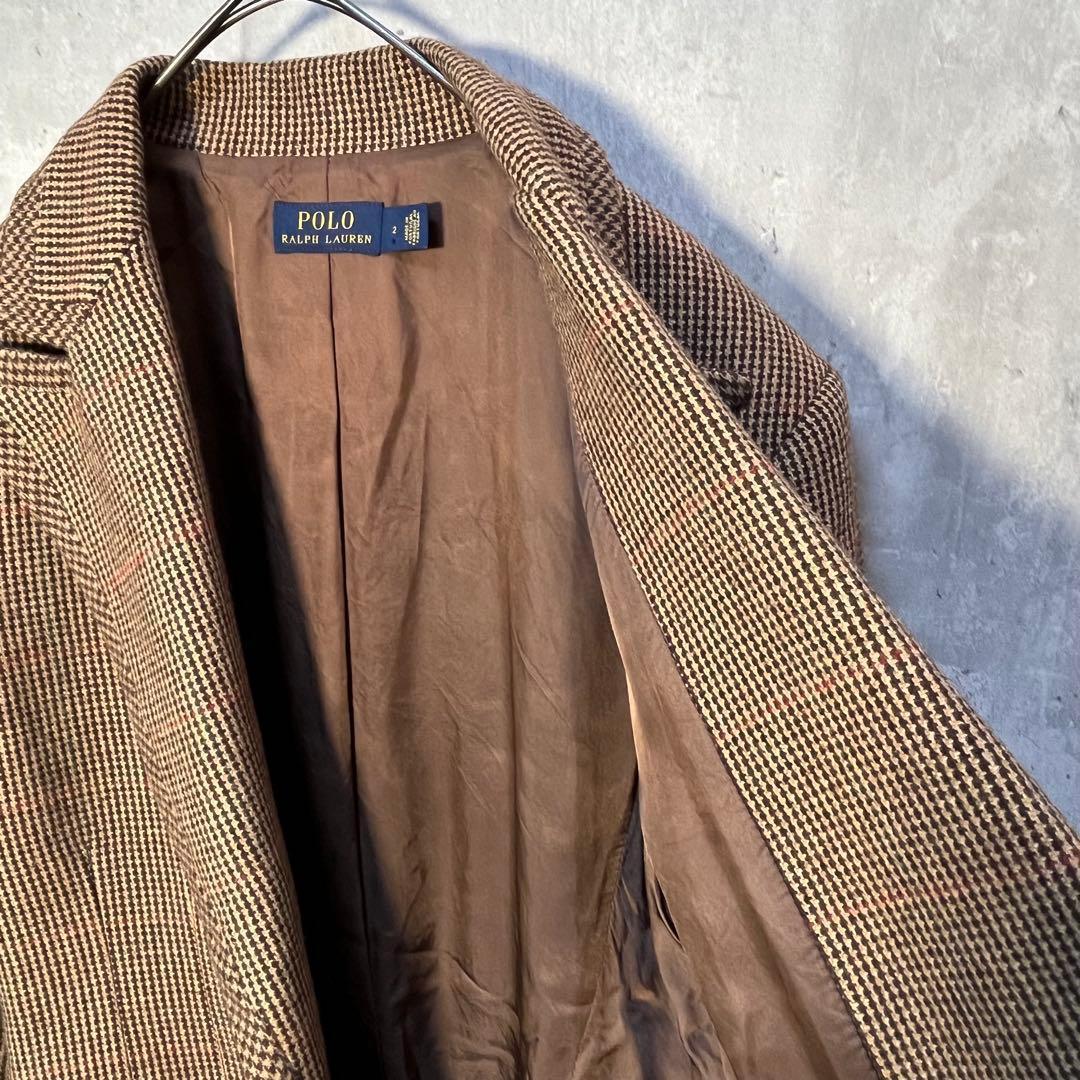美シルエット☆POLOラルフローレン テーラードジャケット 現行型 QRタグ