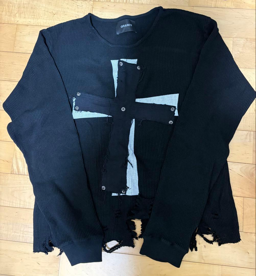 M*M様 【GRANCY】 クロスパッチダメージサーマルロンT