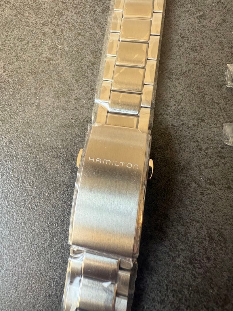 【新品　ステンレスベルト】ハミルトン　カーキアビエーション　ステンレスベルト