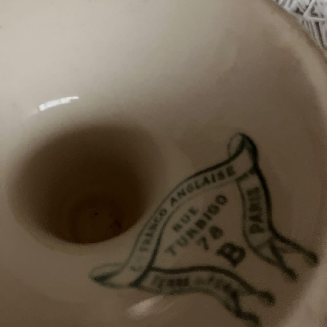 フランスアンティークケーキスタンド　エミール・ブルジョワ　コンポティエ