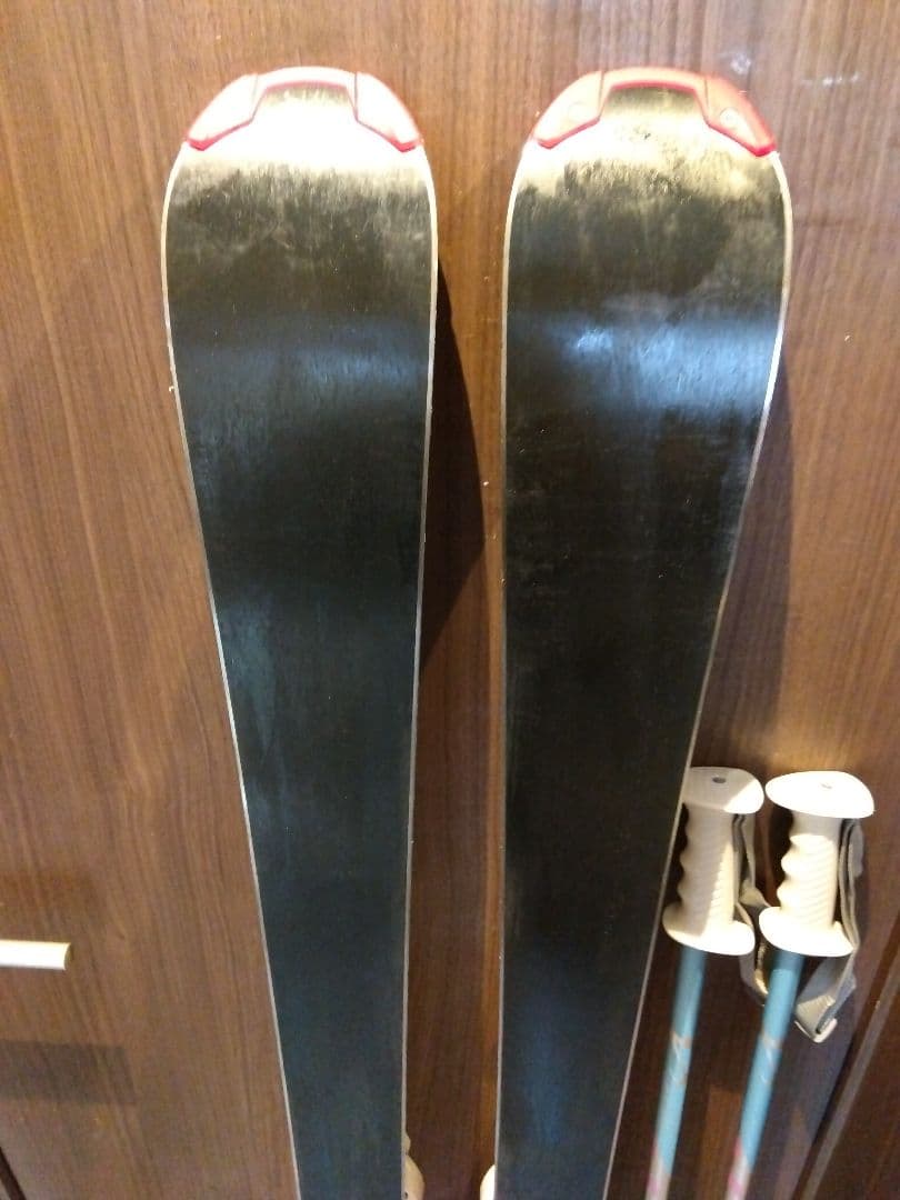 美品/KAZAMA/学生・レディース用/スキーセット/メンテ・WAX済み✔軽量板