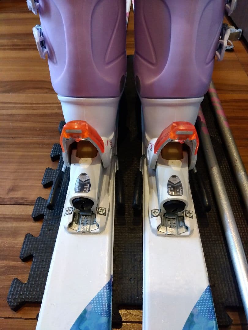 美品/KAZAMA/学生・レディース用/スキーセット/メンテ・WAX済み✔軽量板