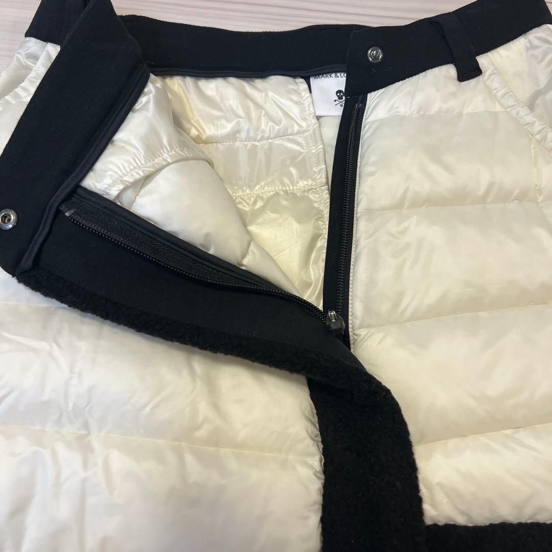 MARK & LONA ゴルフスカート ホワイト/ブラック　38 美品