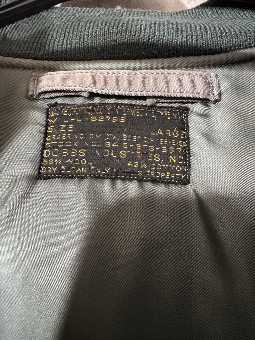 バ*ん様 50s 58年製 MA-1 DOBBS社 8279B 初期 USAF