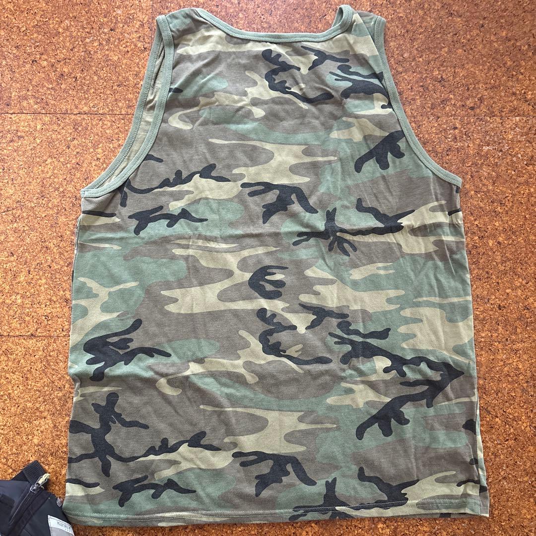 S&S カモフラージュシリーズタンクトップ　ウッドランド