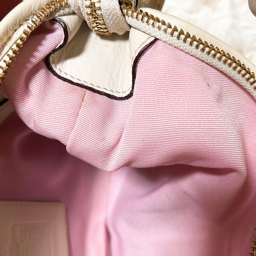 【極美品】COACH ホーボー 三日月 ゴールド金具 シグネチャー レザー