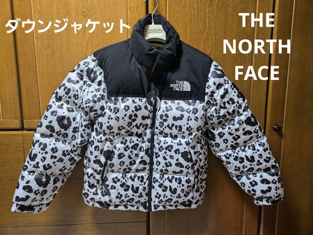 THE NORTH FACE ダウンジャケット ヒョウ柄 中古