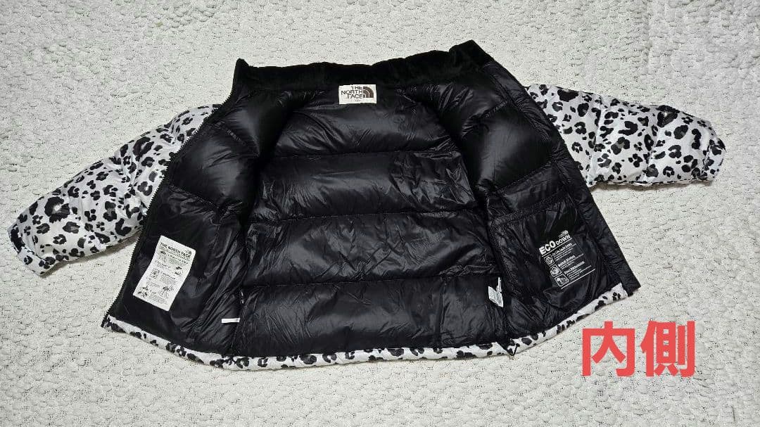 THE NORTH FACE ダウンジャケット ヒョウ柄 中古