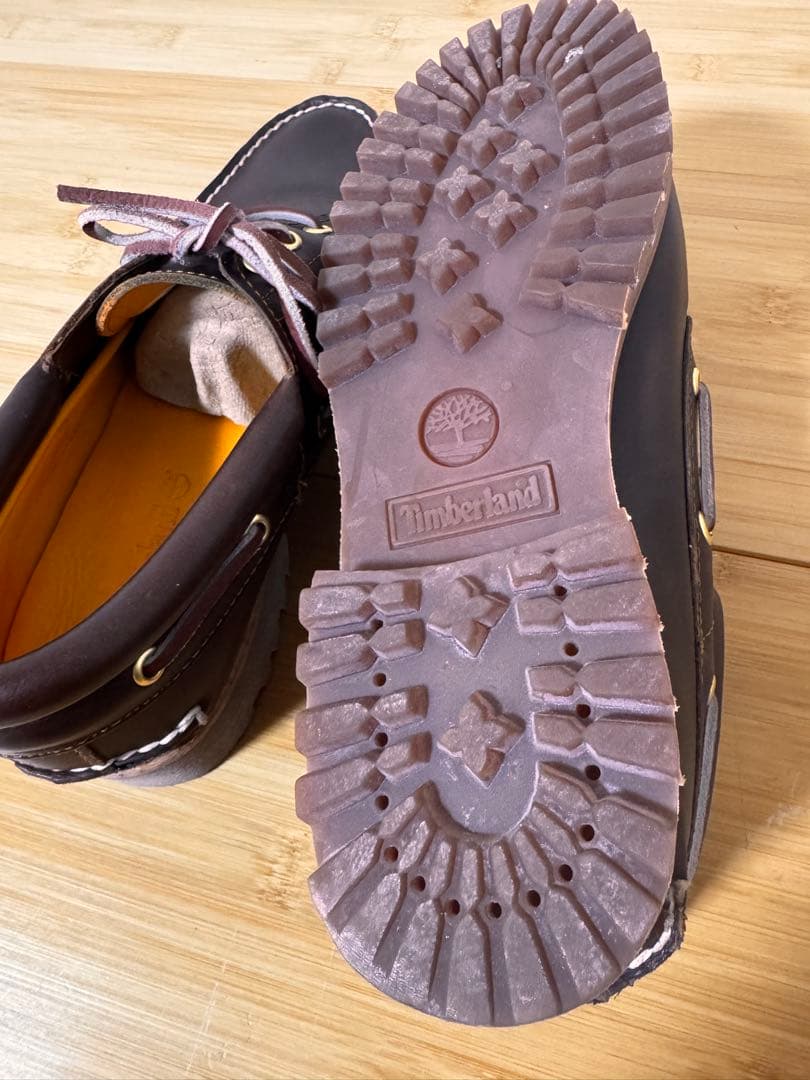 “名作定番”Timberland 3 eye BOAT SHOE 26cm