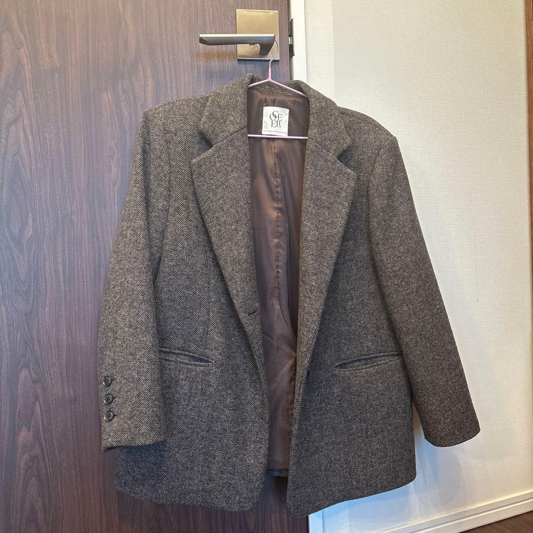 AOI IHARA x SEAROOMLYNN テーラードジャケット ブラウン系