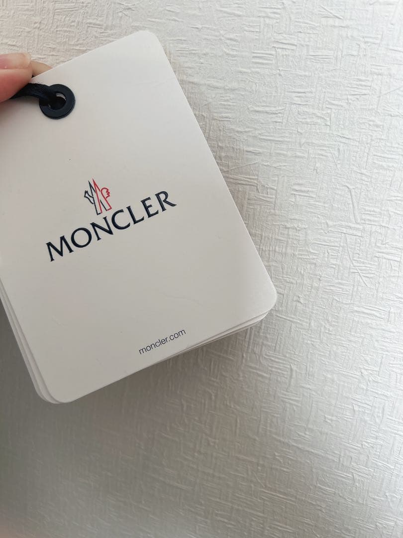 MONCLER フェイクファー切り替え ダウンマフラー