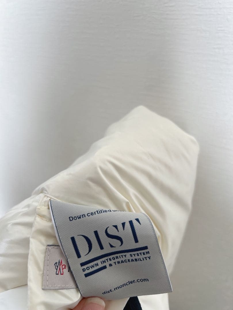 MONCLER フェイクファー切り替え ダウンマフラー