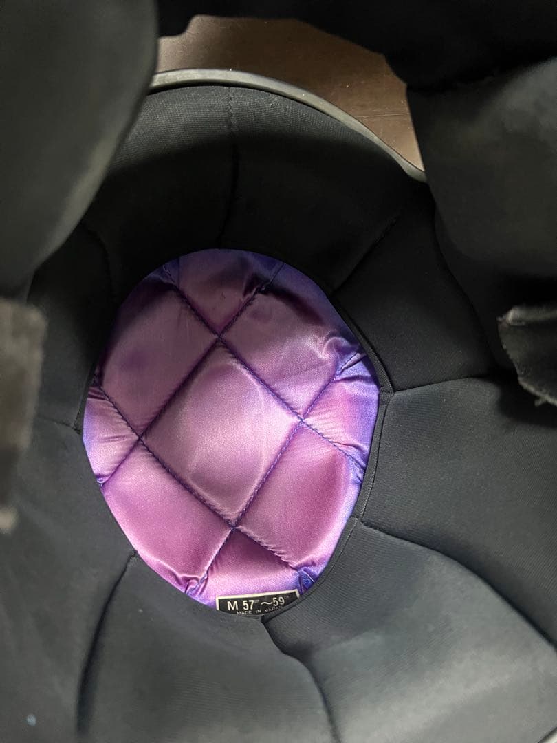 フルフェイスヘルメット 当時物ブラック Mサイズ