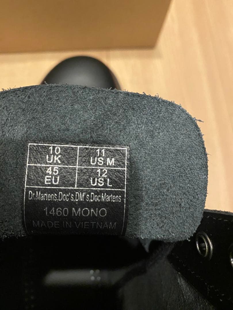 Dr.Martens 1460MONO UK10 8ホールブーツ マーチン