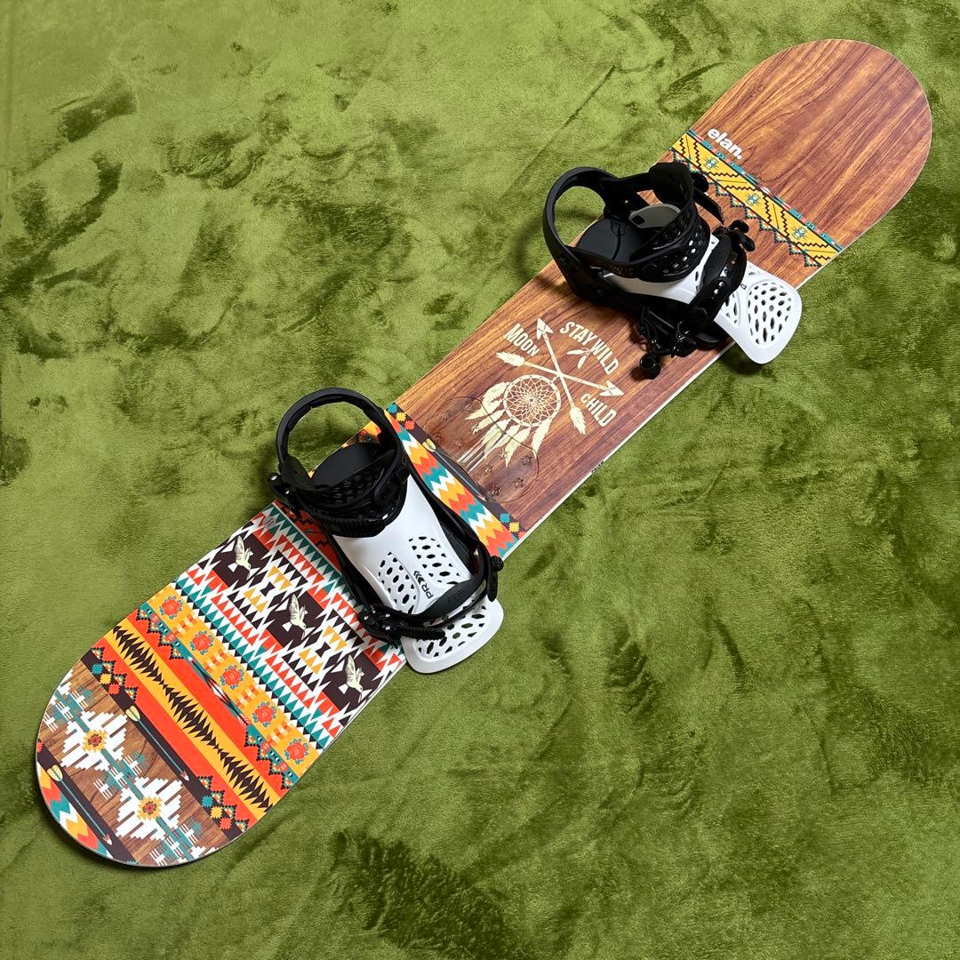 【新品・未使用】スノーボードelan PRISM 137 バインflux S