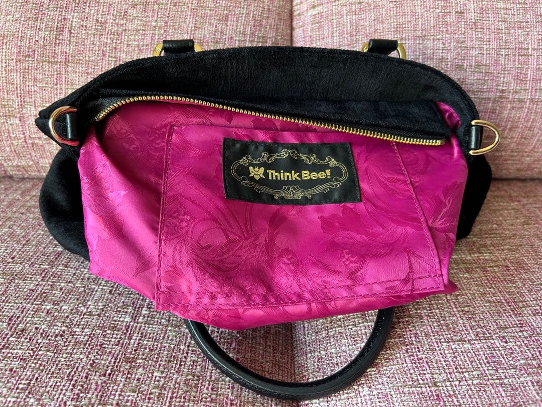 Think Bee! 花柄刺繍トートバッグ