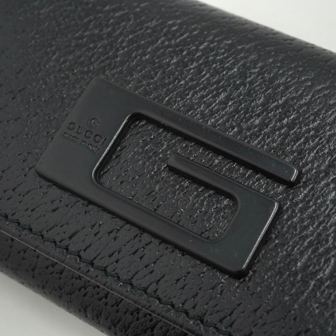 ✨新品未使用・箱付き✨　GUCCI キーケース　エンボスロゴ　Gロゴ 6連　刻印