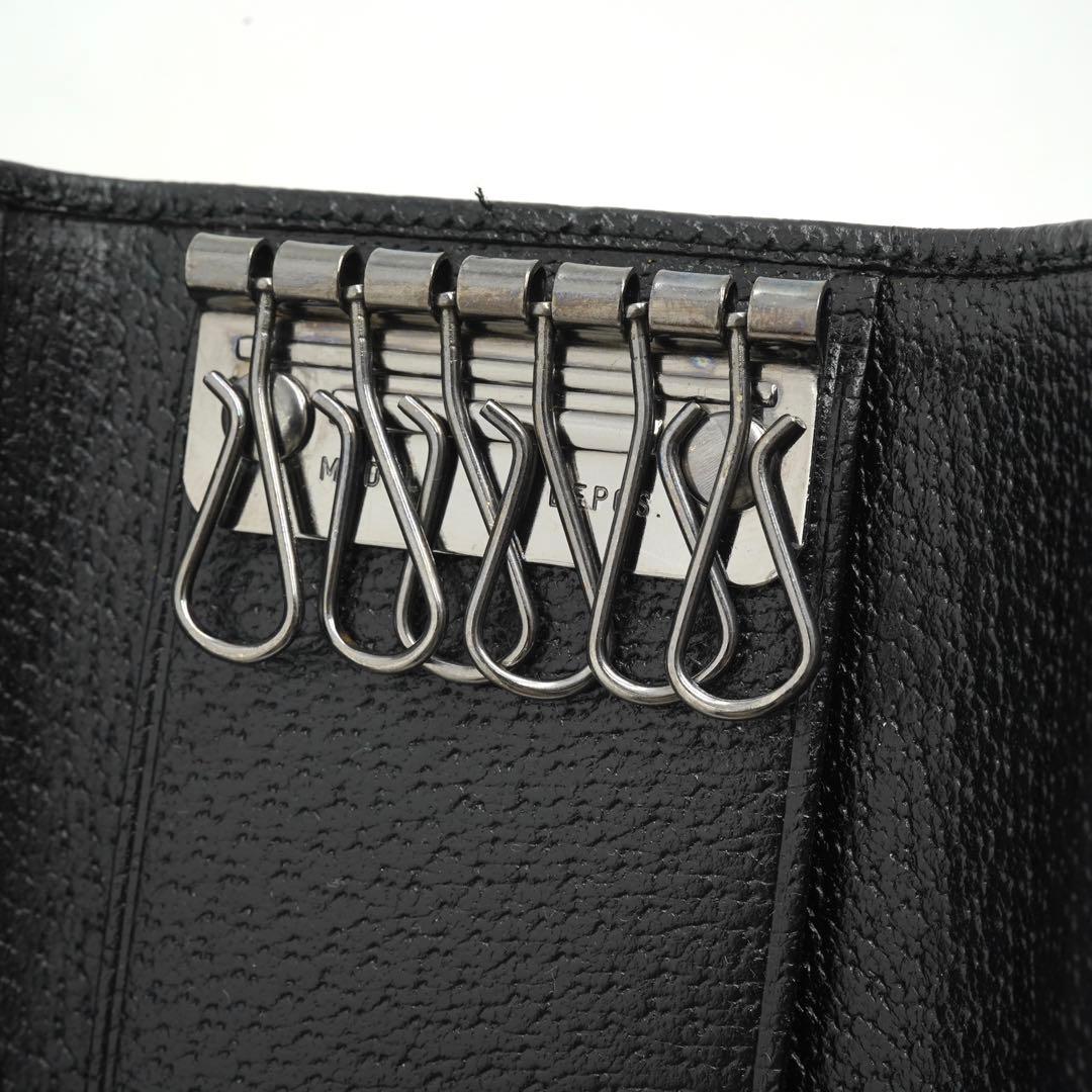 ✨新品未使用・箱付き✨　GUCCI キーケース　エンボスロゴ　Gロゴ 6連　刻印