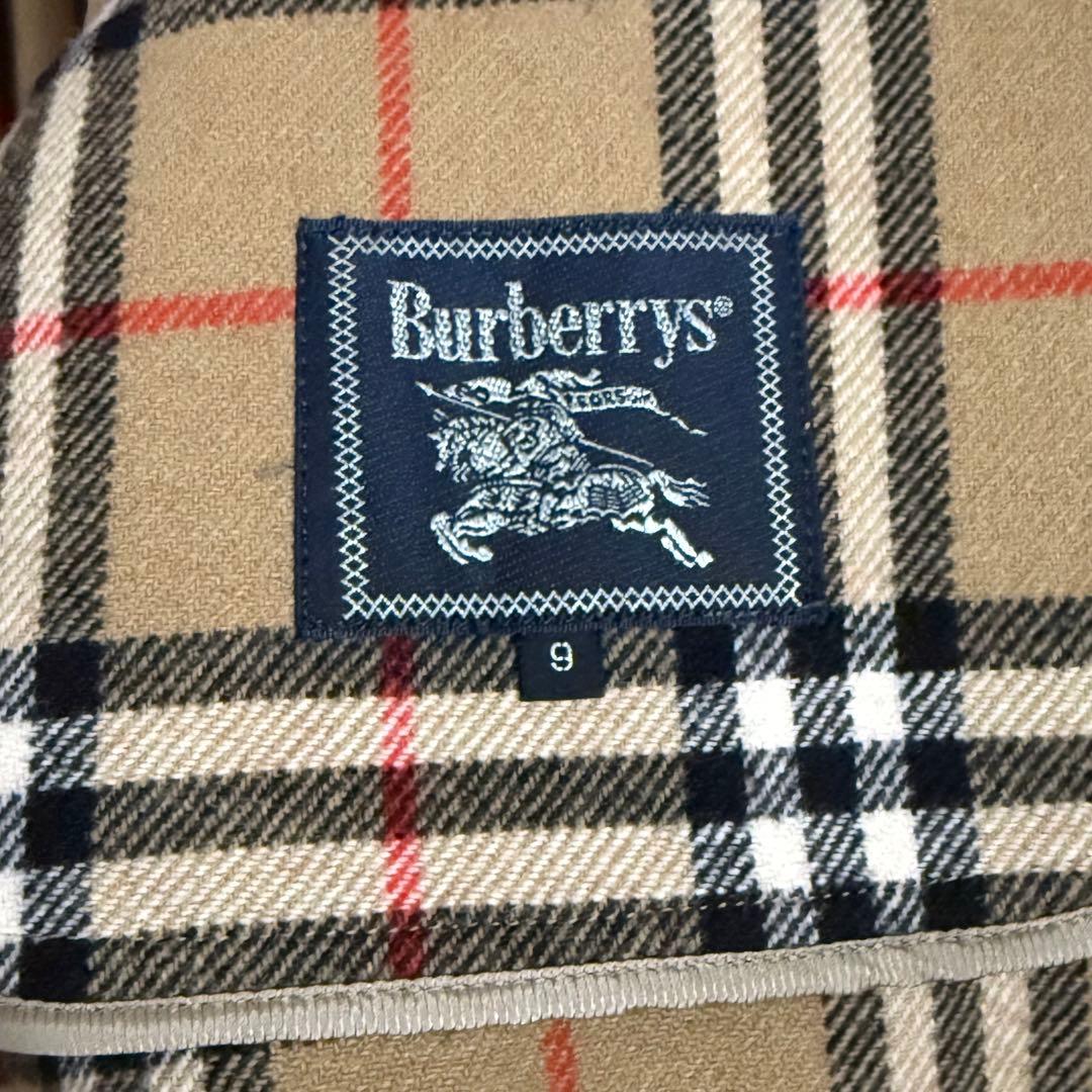 Burberrys ピーコート カシミア混 レッド ビンテージ 9号