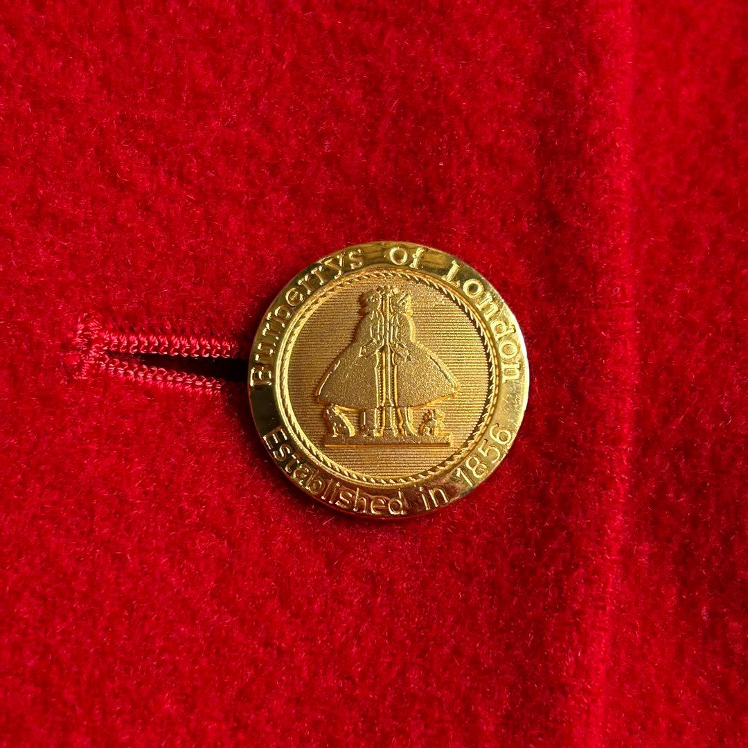 Burberrys ピーコート カシミア混 レッド ビンテージ 9号