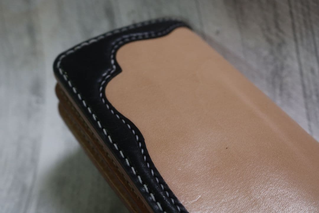 淳　レザーウォレット　栃木レザー　ハンドメイド　サドルレザー　オーダー　革