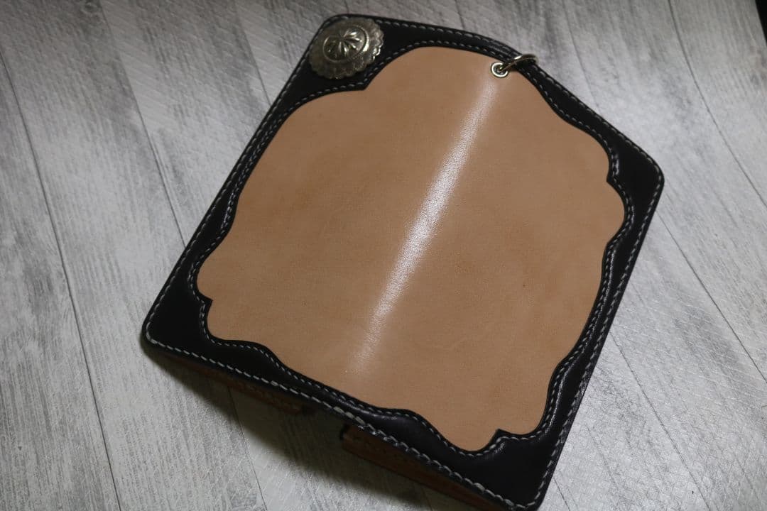 淳　レザーウォレット　栃木レザー　ハンドメイド　サドルレザー　オーダー　革