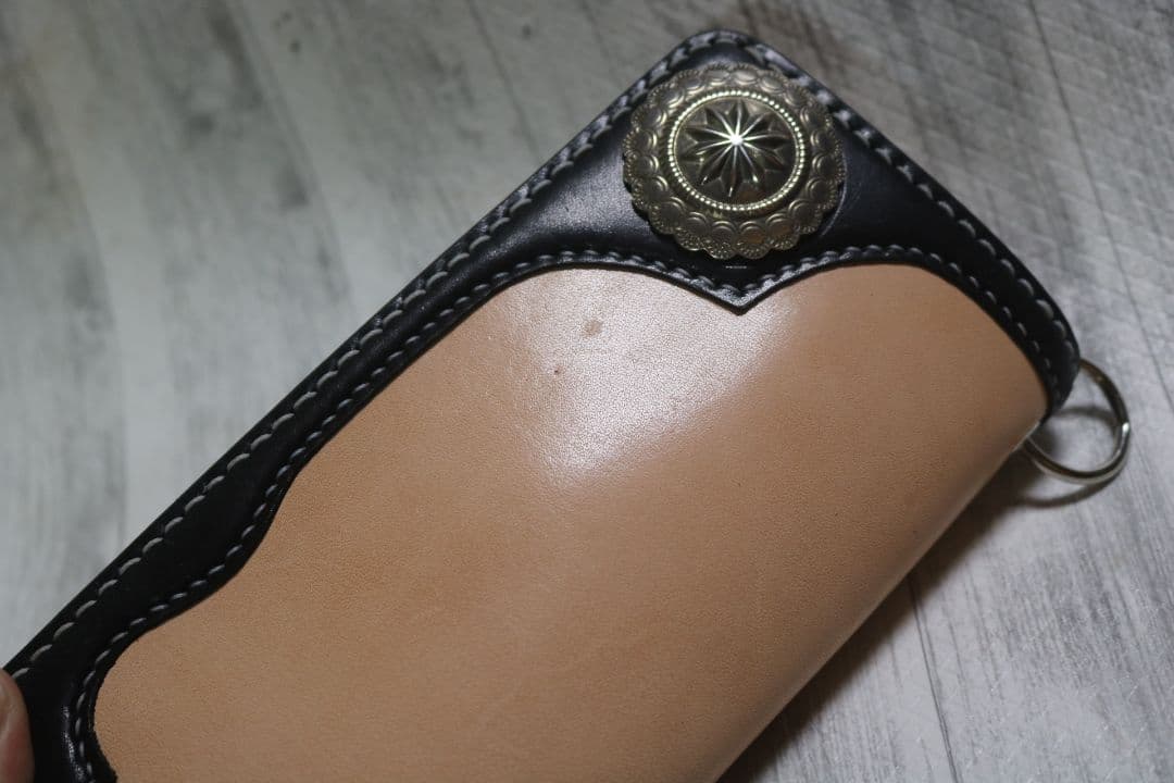 淳　レザーウォレット　栃木レザー　ハンドメイド　サドルレザー　オーダー　革