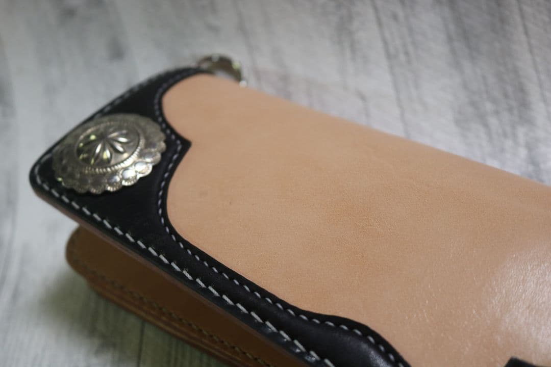 淳　レザーウォレット　栃木レザー　ハンドメイド　サドルレザー　オーダー　革