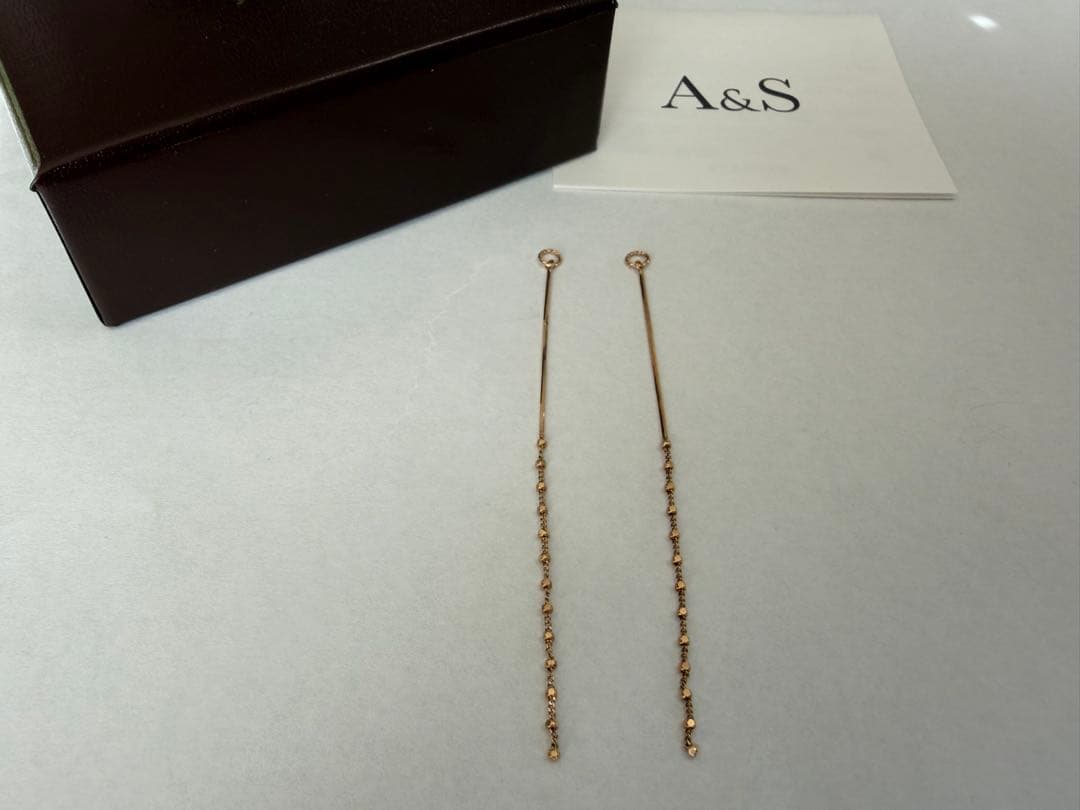 agete アガット　ピアスチャーム　チャーム　K10