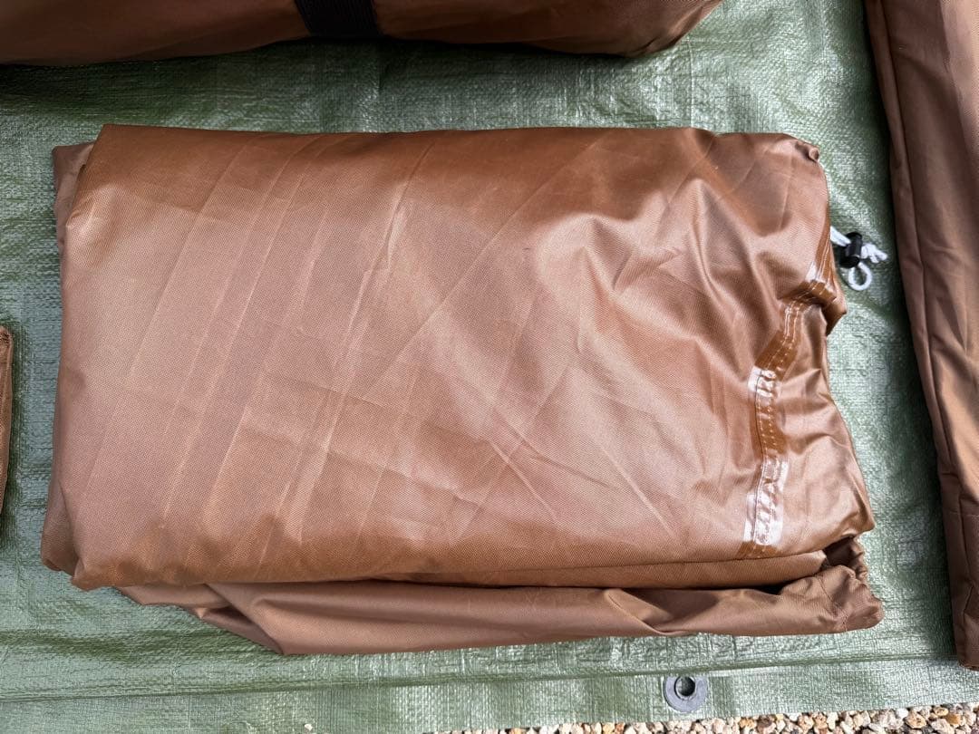 タケノコテント2 カーキ　グランドシート付き