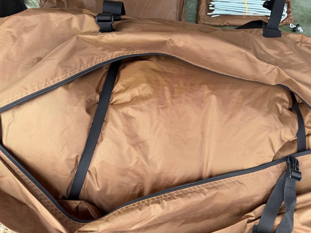 タケノコテント2 カーキ　グランドシート付き