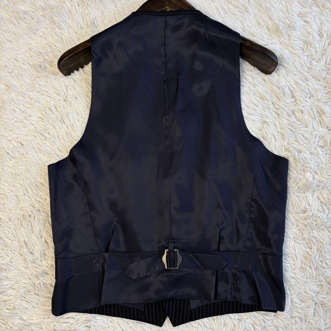 (美品) メンズティノラス スリーピース セットアップ スーツ ストライプ