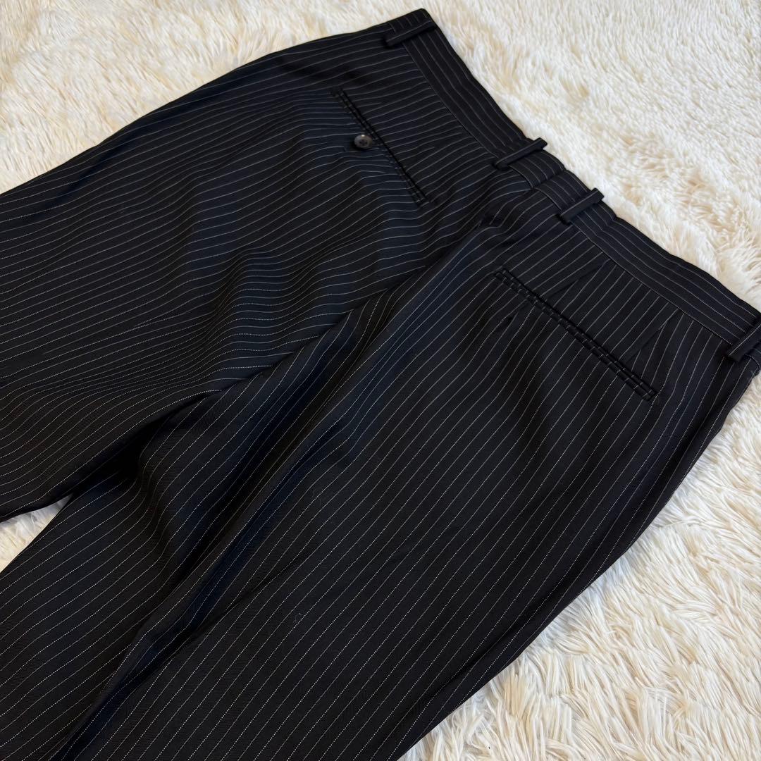 (美品) メンズティノラス スリーピース セットアップ スーツ ストライプ