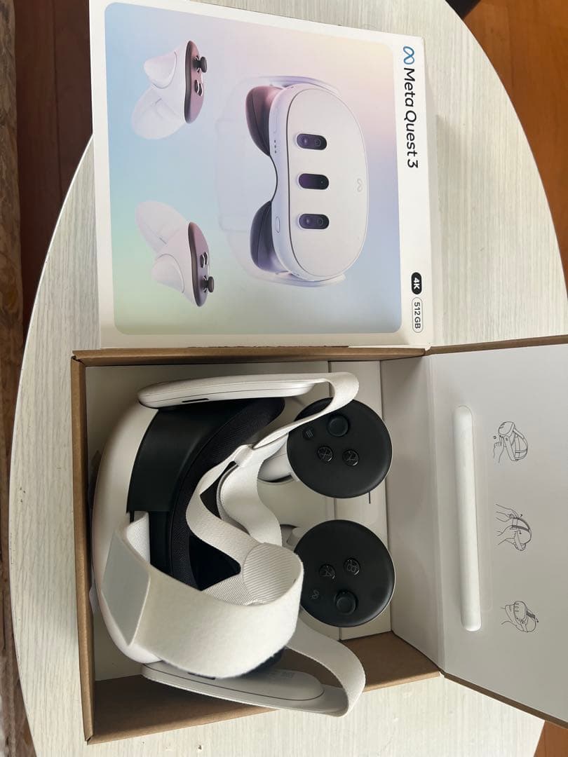  Quest 3 VRヘッドセット512GB 4k 中古