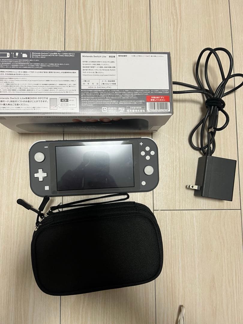 Nintendo Switch Lite グレー 本体 【美品 】スイッチ